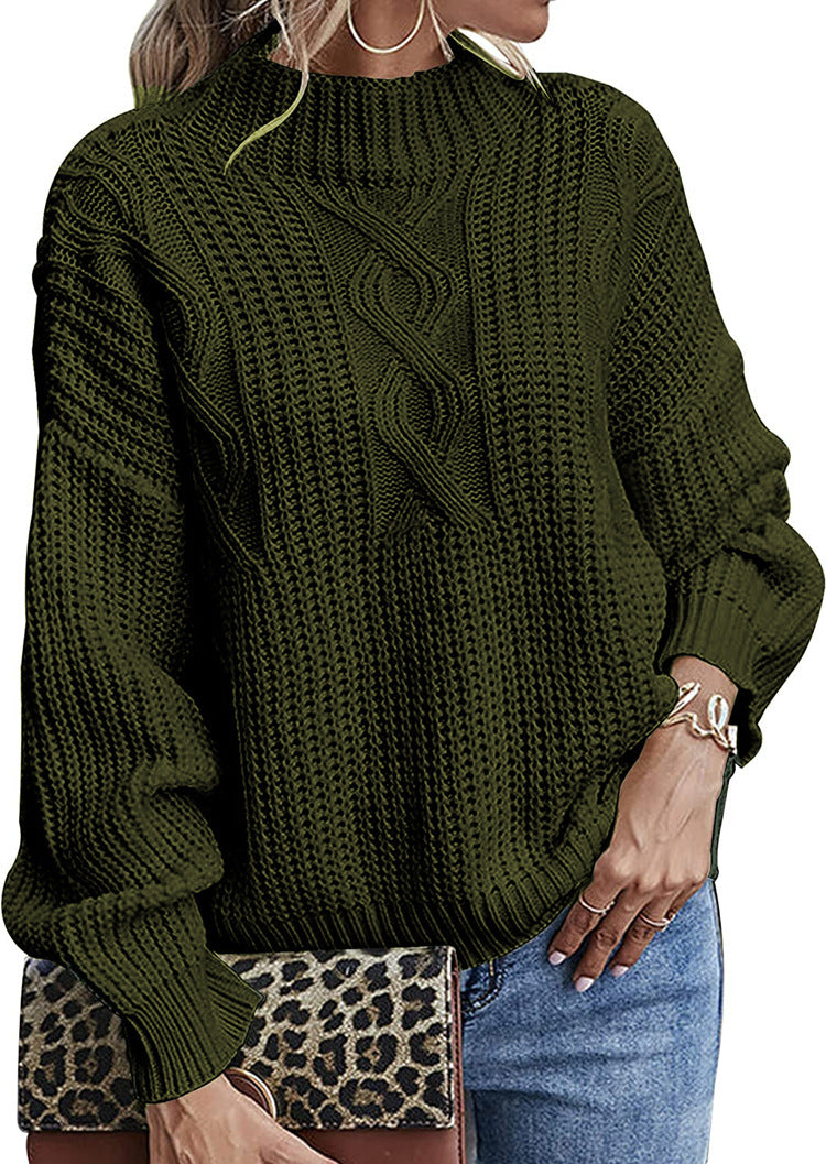 Women's Long-sleeved Slim Bottoming Shirt Round Neck Sweater
