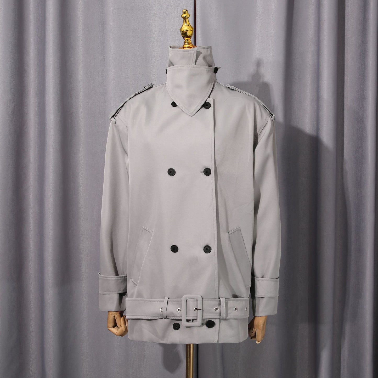 Women's Korean Style Loose Temperament Windbreaker Autumn Fashion Coats