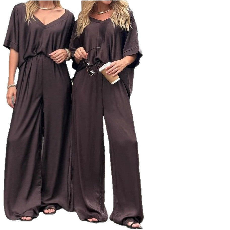 Women's Collar Solid Color Loose For Fashion Casual Suit
