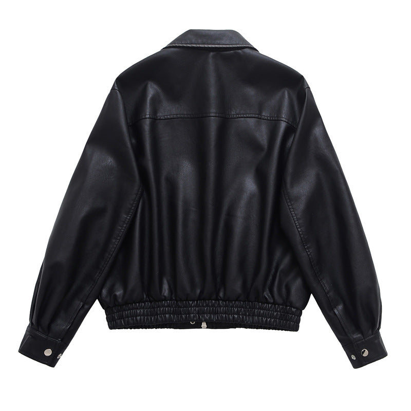 Men's Style Leather First Layer Cowhide For Fatty Wide Jackets