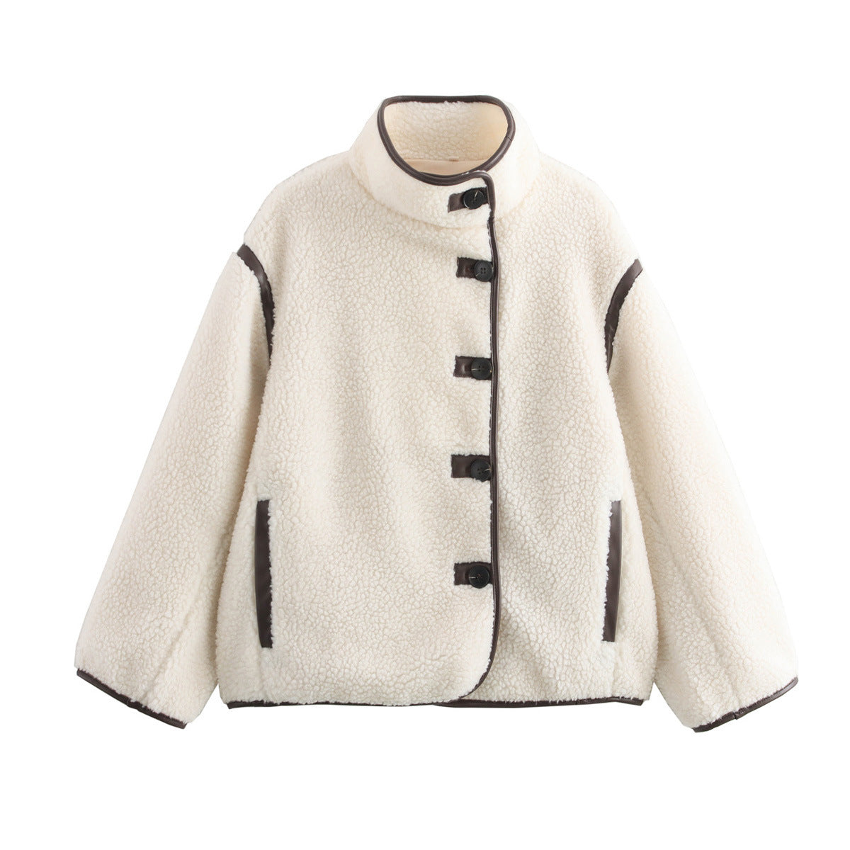 Women's Winter Fashion Casual Loose Lamb Wool Coats