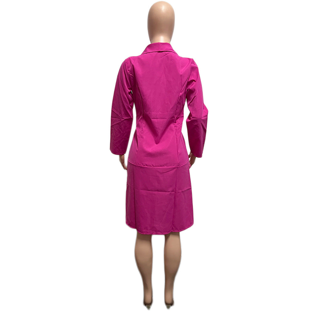 Women's Pretty Fashion Ostrich Hair Windbreaker Coats