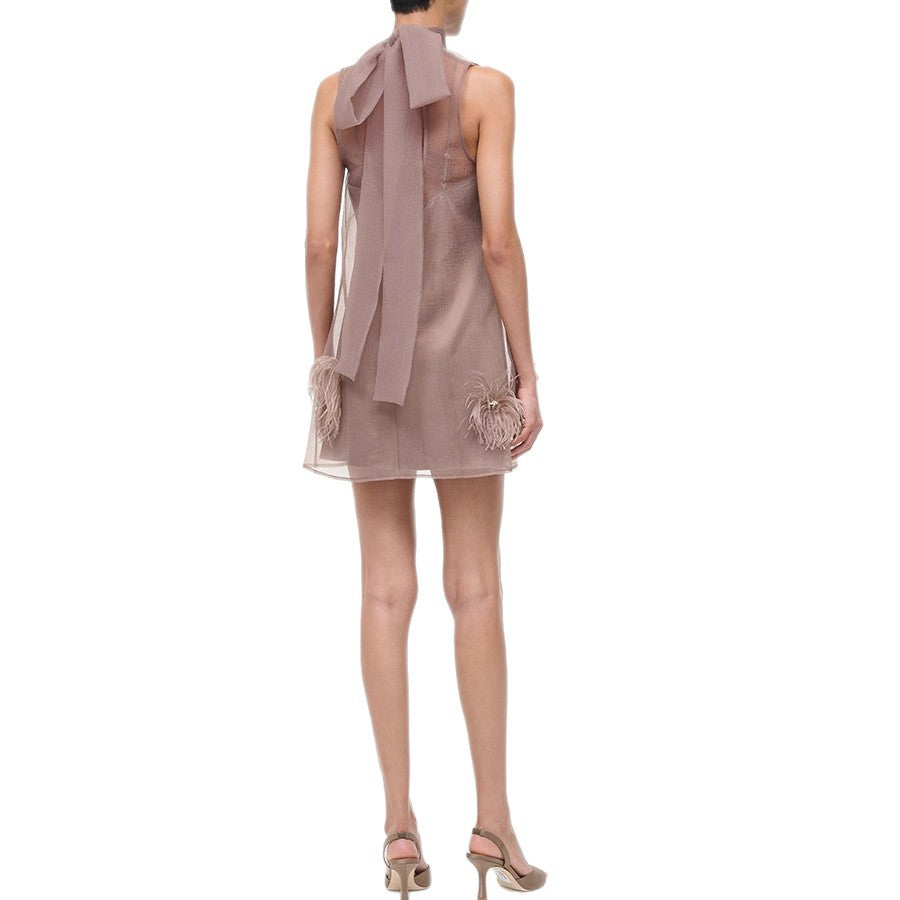 Women's Lace Up Sleeveless Dress Party Casual Dresses
