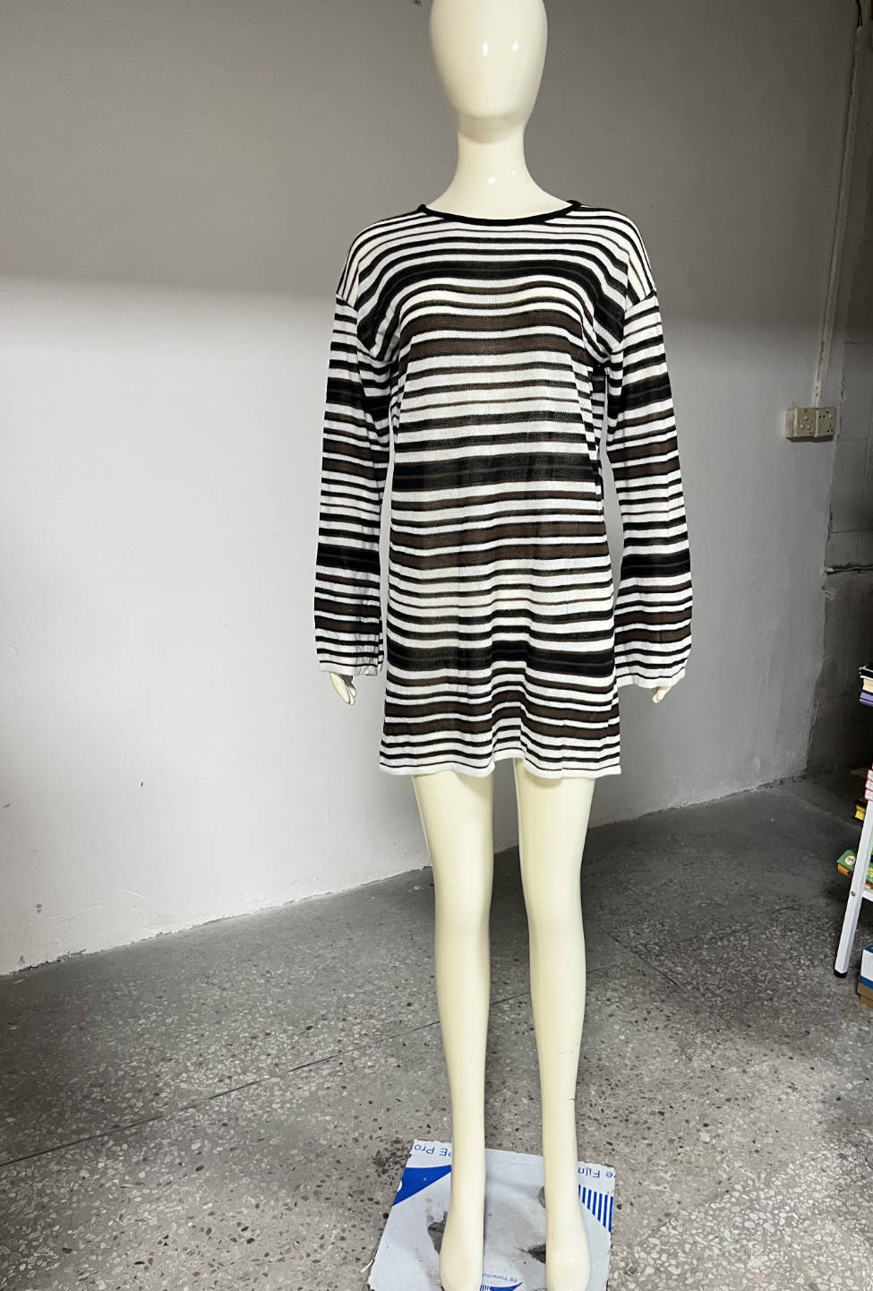 Wool Woolen T-shirt Straight Beach Bohemian Dresses