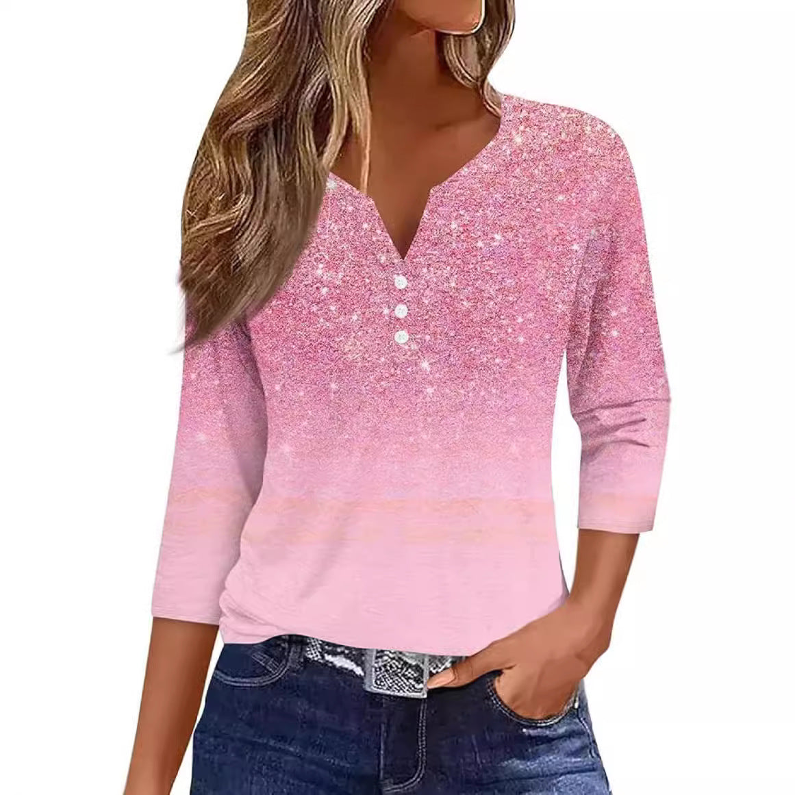 Women's New T-shirt Printed Short-sleeved Source Blouses