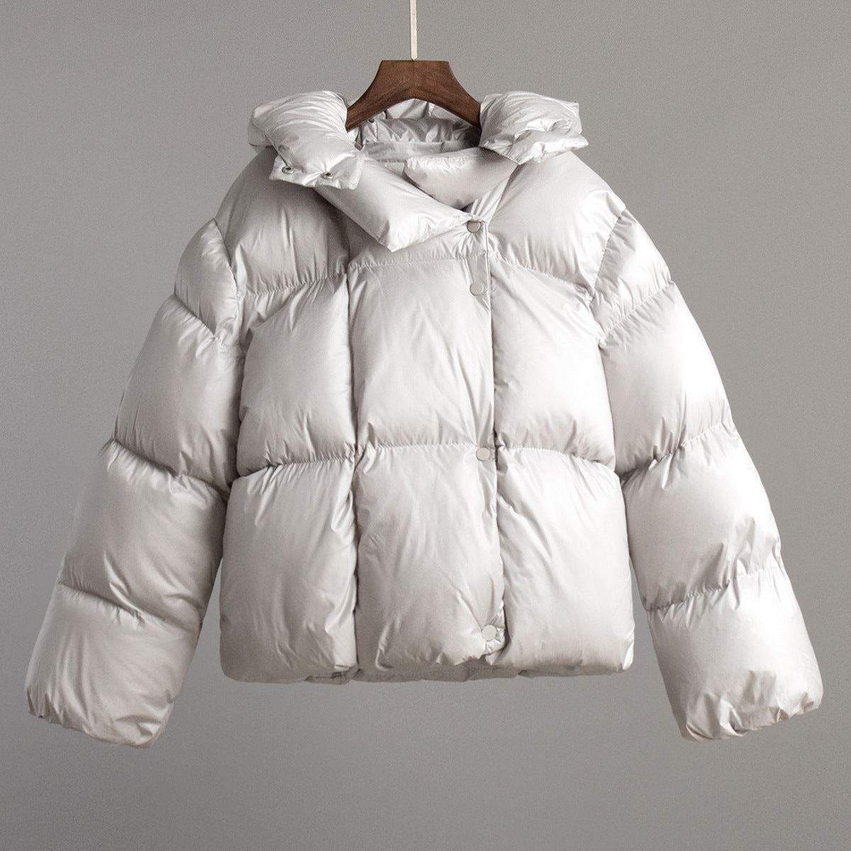 Women's Winter Bread Trendy Personality Street Hood Coats