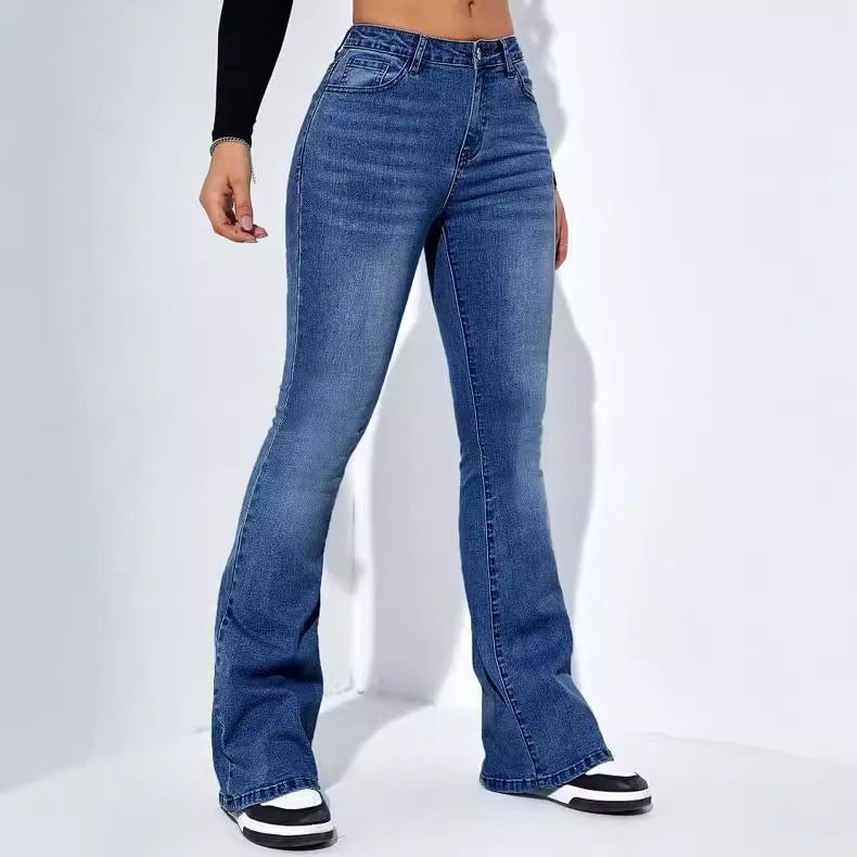Straight Slim Fit Slimming Versatile Stretch Jeans