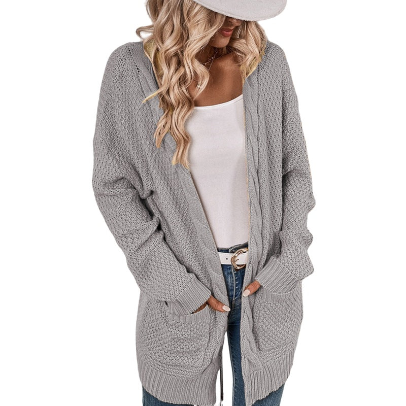 Beautiful Popular Glamorous Women's Twisted Rope Women's Sweater