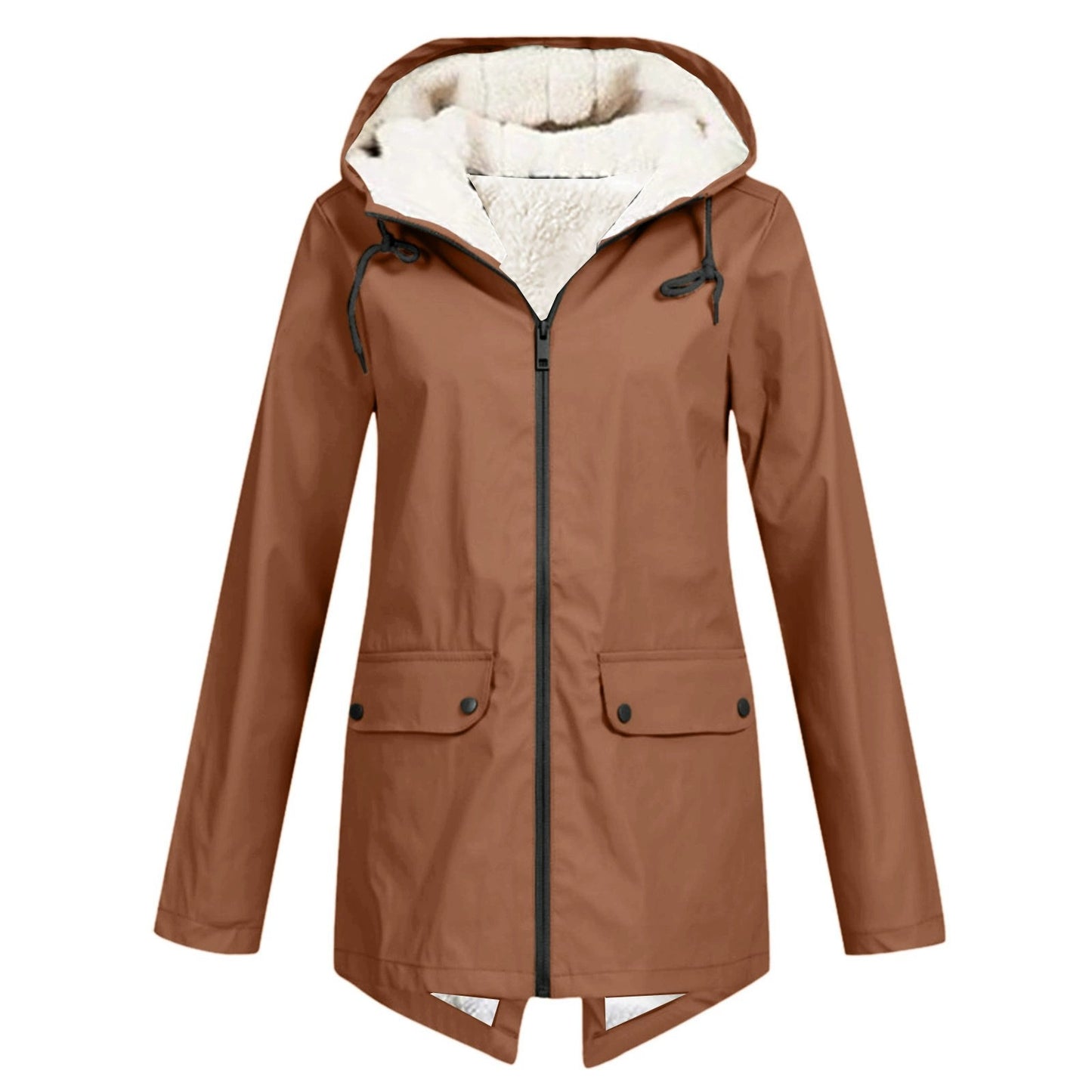 Casual Fleece Outdoor Mountaineering Hooded Waterproof Coats