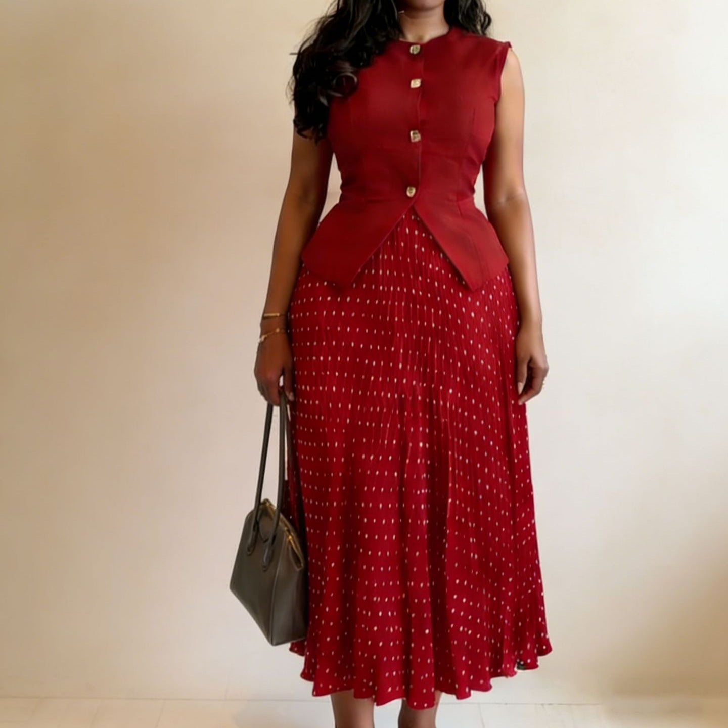Women's African Wear Summer Elegant Graceful Sleeveless Fashion Casual Suit