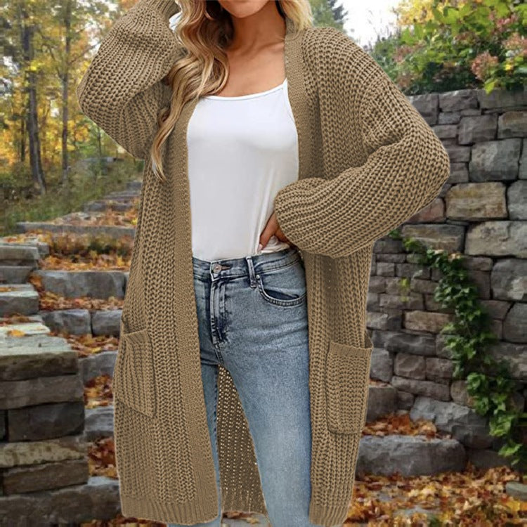 Beautiful Mid-length Loose Large Double Pocket Coats