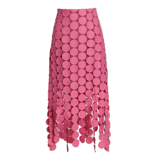 Women's French Retro Dress Fashion High Waist Skirts