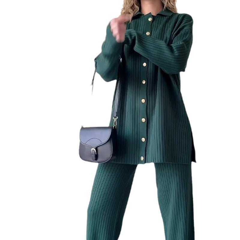 Autumn Solid Color Design Button Fashion Suits