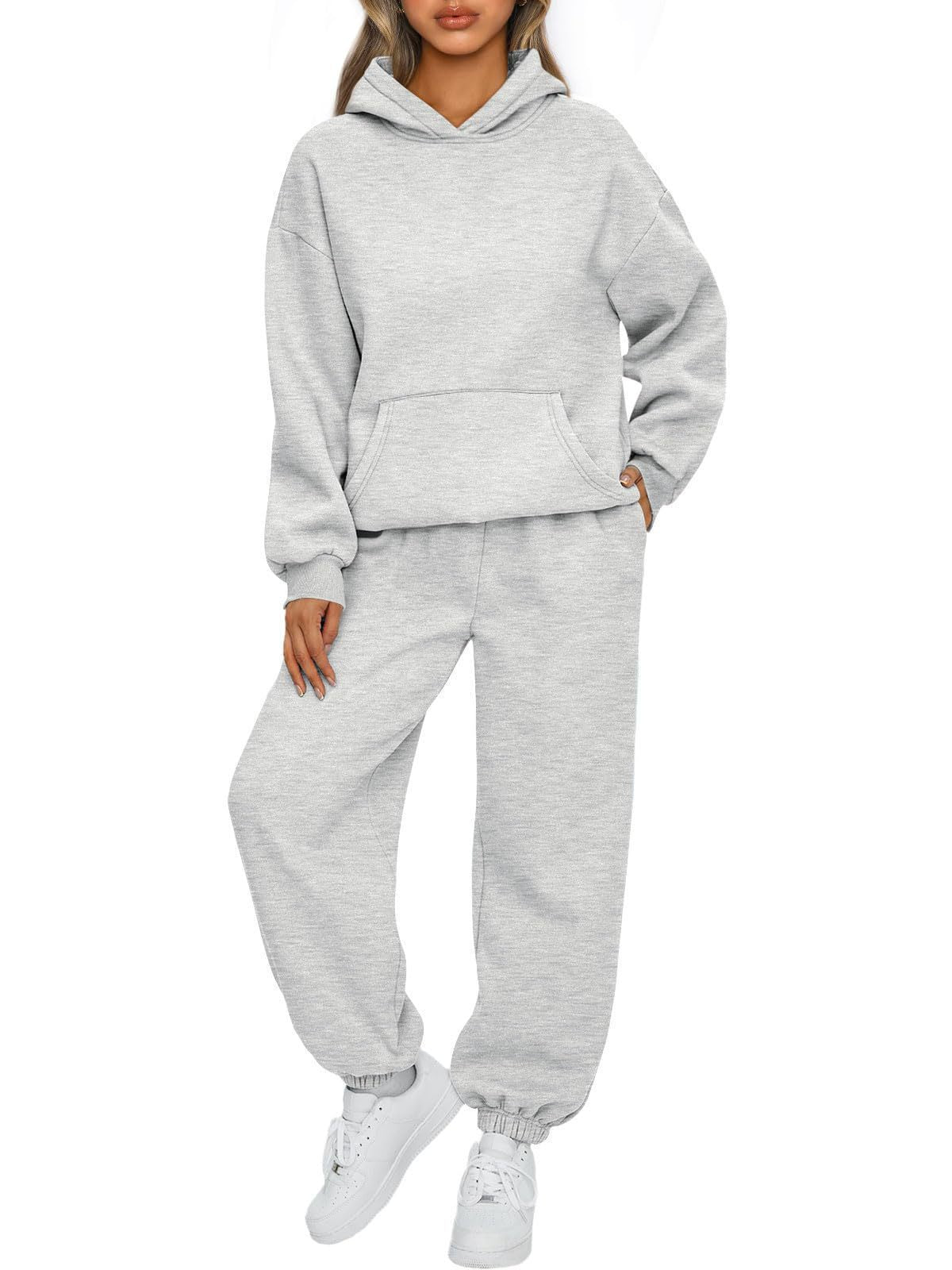 Versatile Elegant Women's Version Hooded Sport Fashion Casual Suit