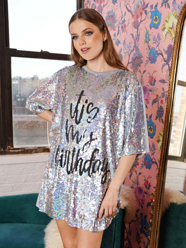 Women's Sequined Shirt Sequin Embroidery Party Sleeve Blouses