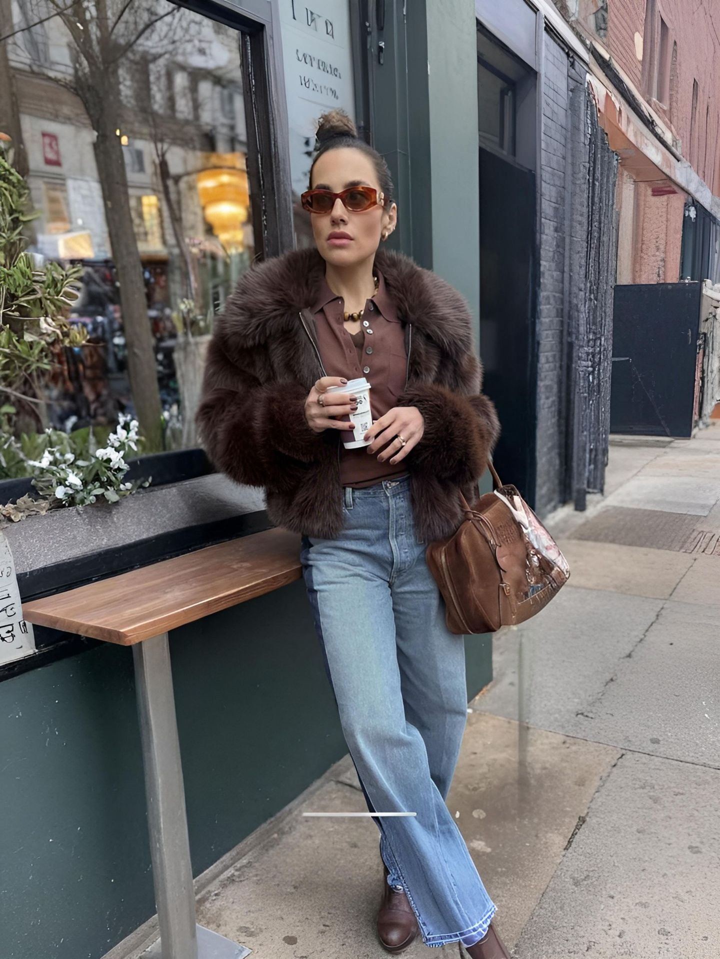 Attractive Pretty Comfortable Faux Fur Outer Coats