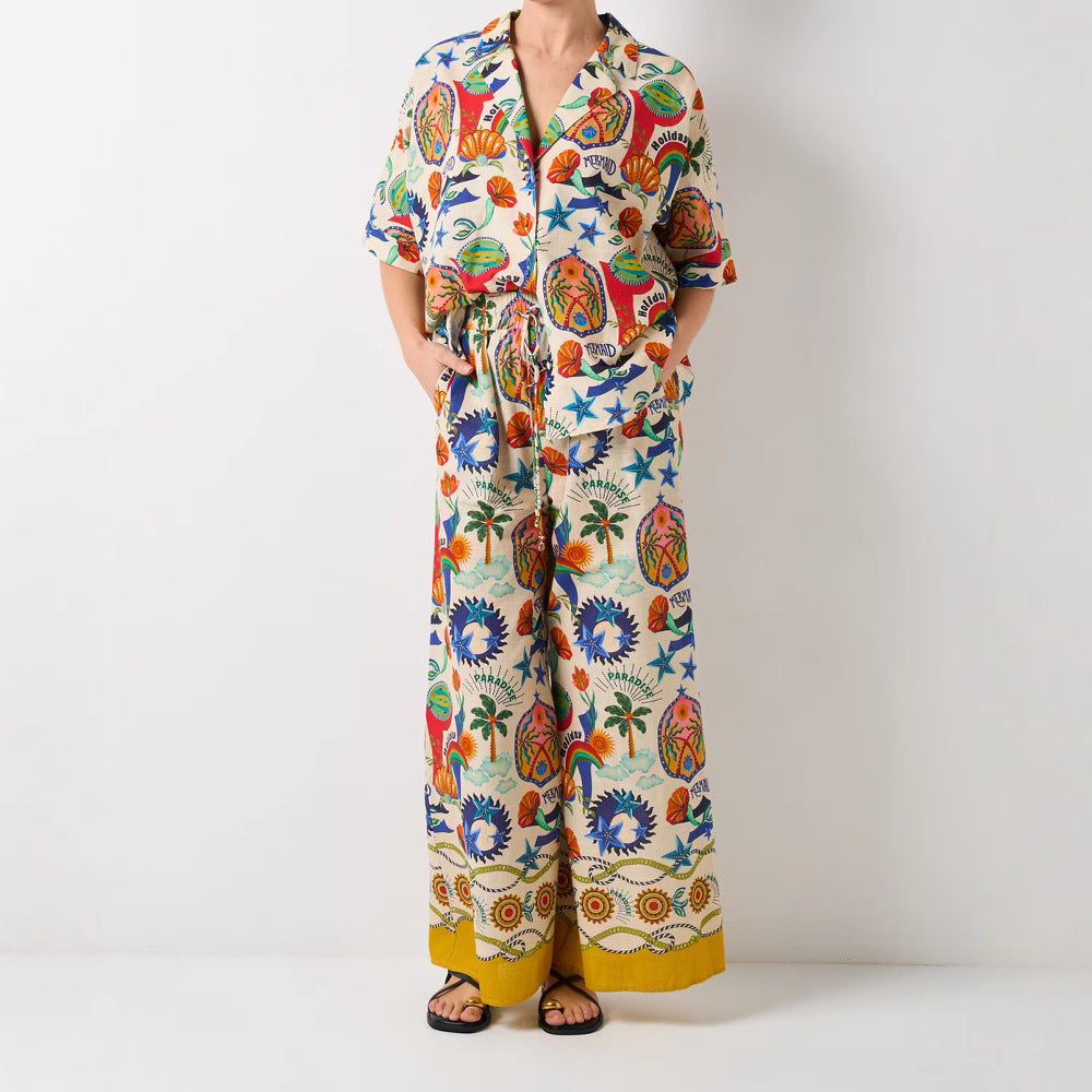 Glamorous Classic Casual Fashion Linen Collar Suits