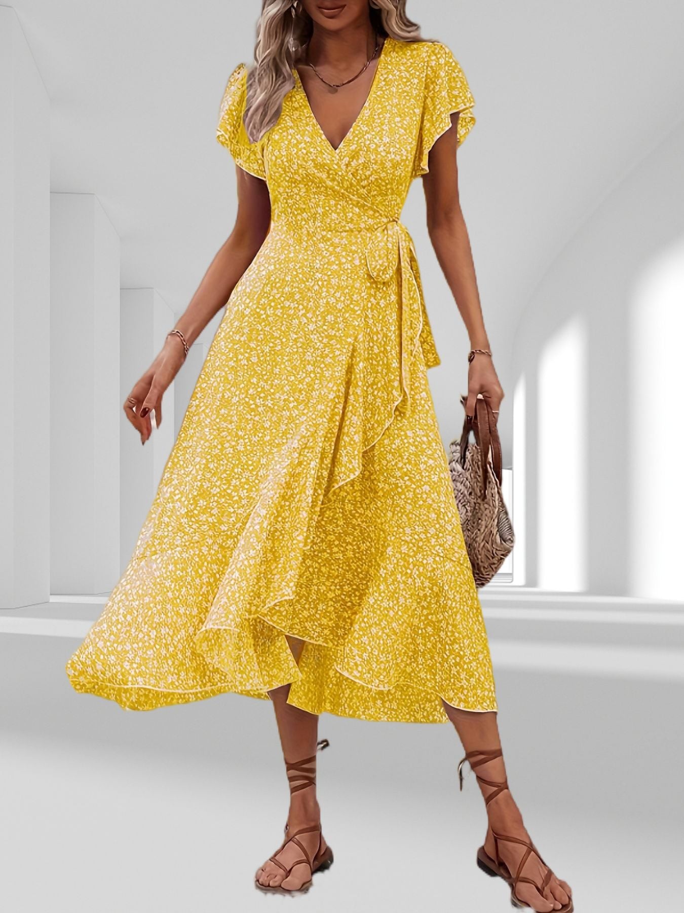 Women's Summer Belt Wrap Sexy Bohemian Expansion For Dress