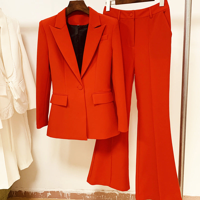 Business Wear One Button Cloth Cover Fashion Casual Suit