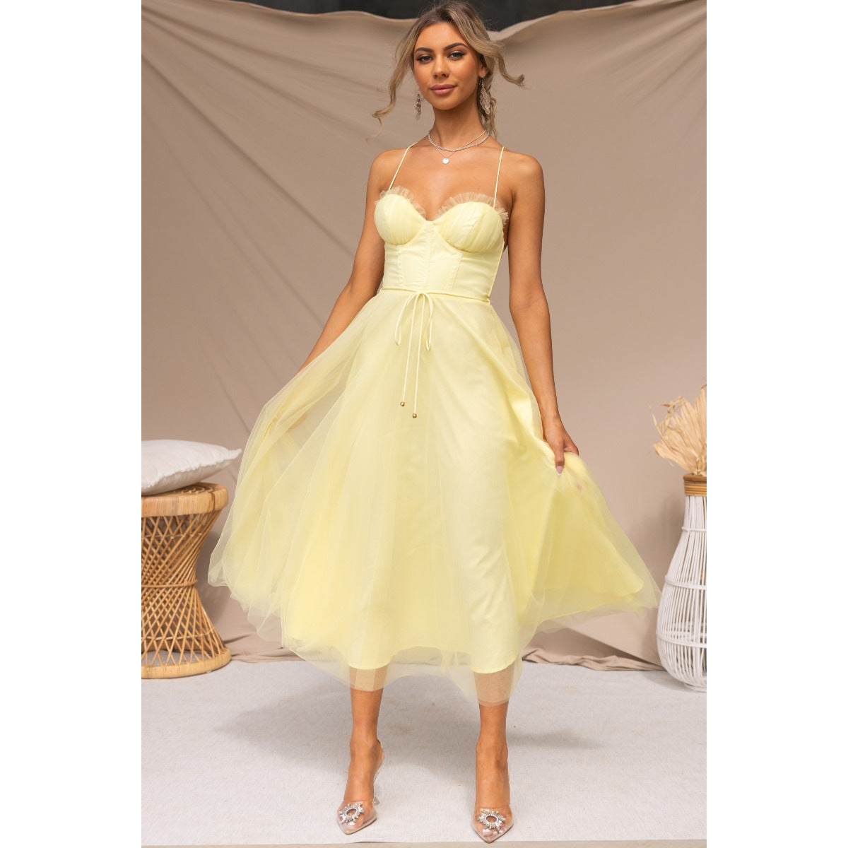 Women's Sexy Sling Casual Dress Vacation Dresses