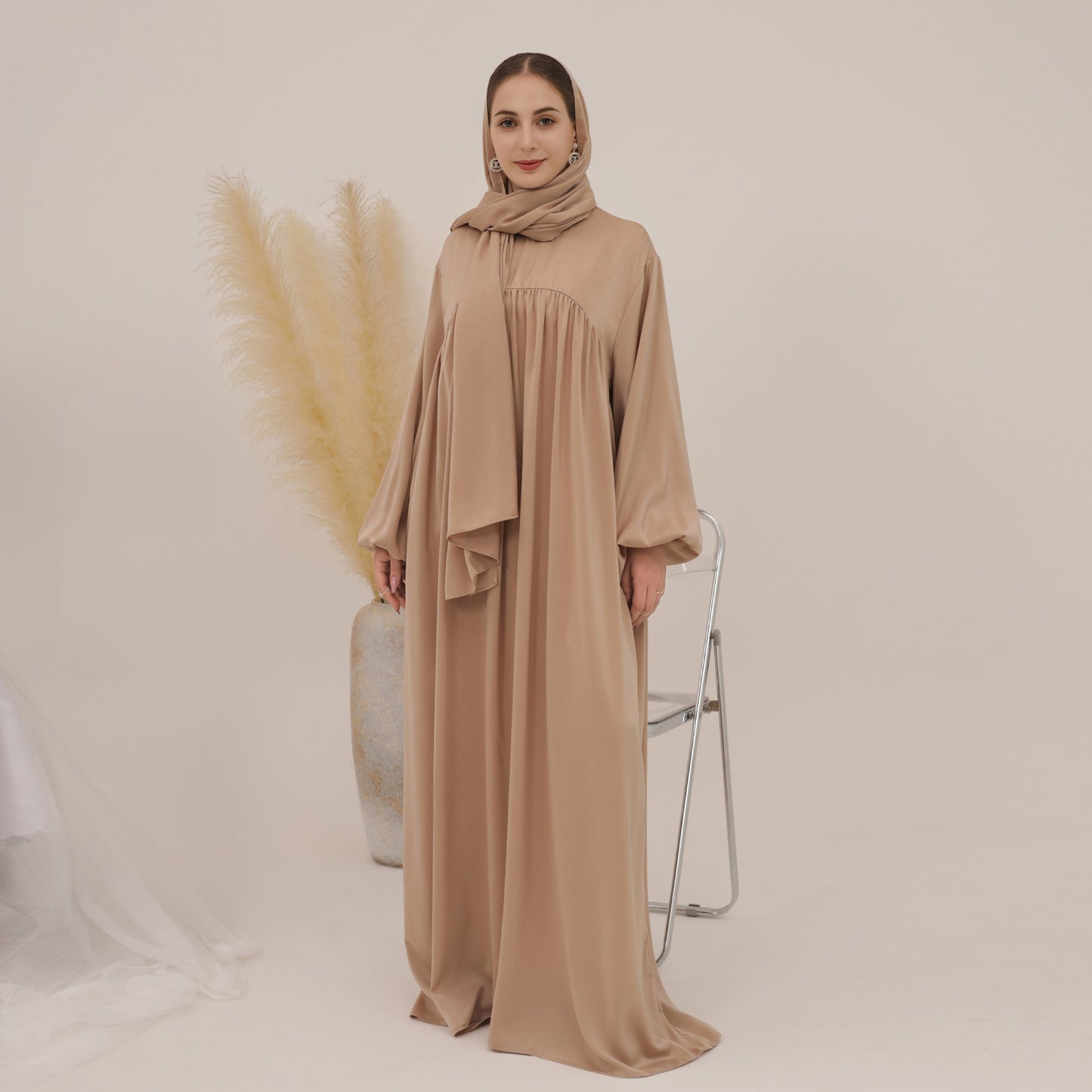 Solid Color Loose Comfortable Dress With Dresses