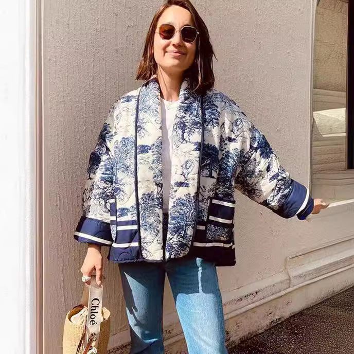 Women's Glamorous Popular Trendy Printed Fashion Coats