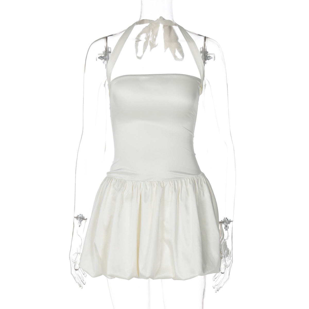 Autumn Sexy Bud Solid Color Close-fitting Dresses