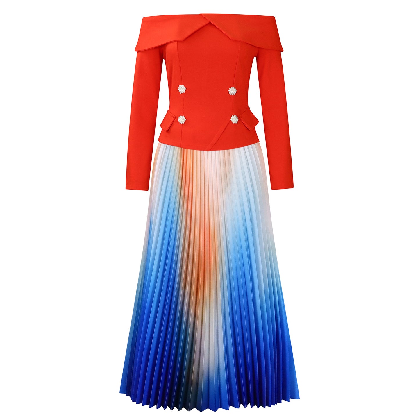 Cool Fashionable Elegant Long Dress African Suits