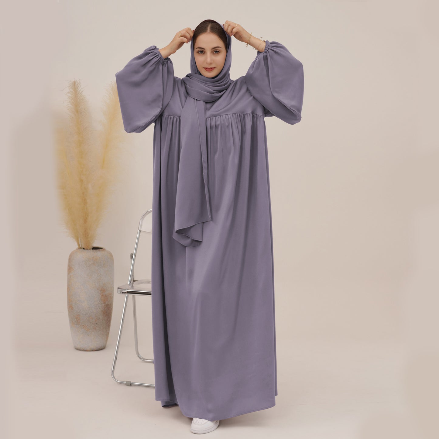 Solid Color Loose Comfortable Dress With Dresses