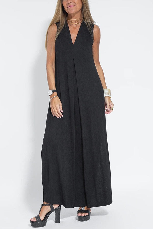 Women's Solid Color Pullover Dress Set Dresses