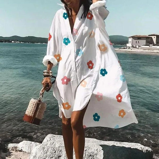 Comfortable Classic Fashion Temperament Shirt Dress Dresses