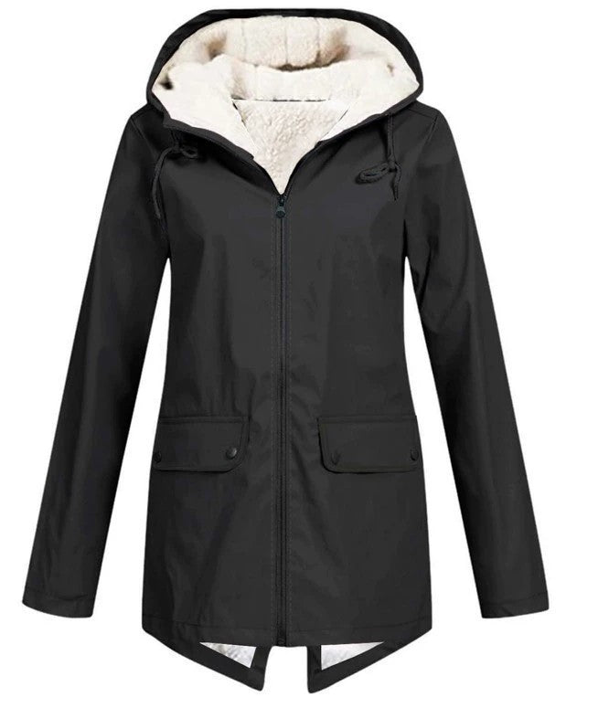 Casual Fleece Outdoor Mountaineering Hooded Waterproof Coats