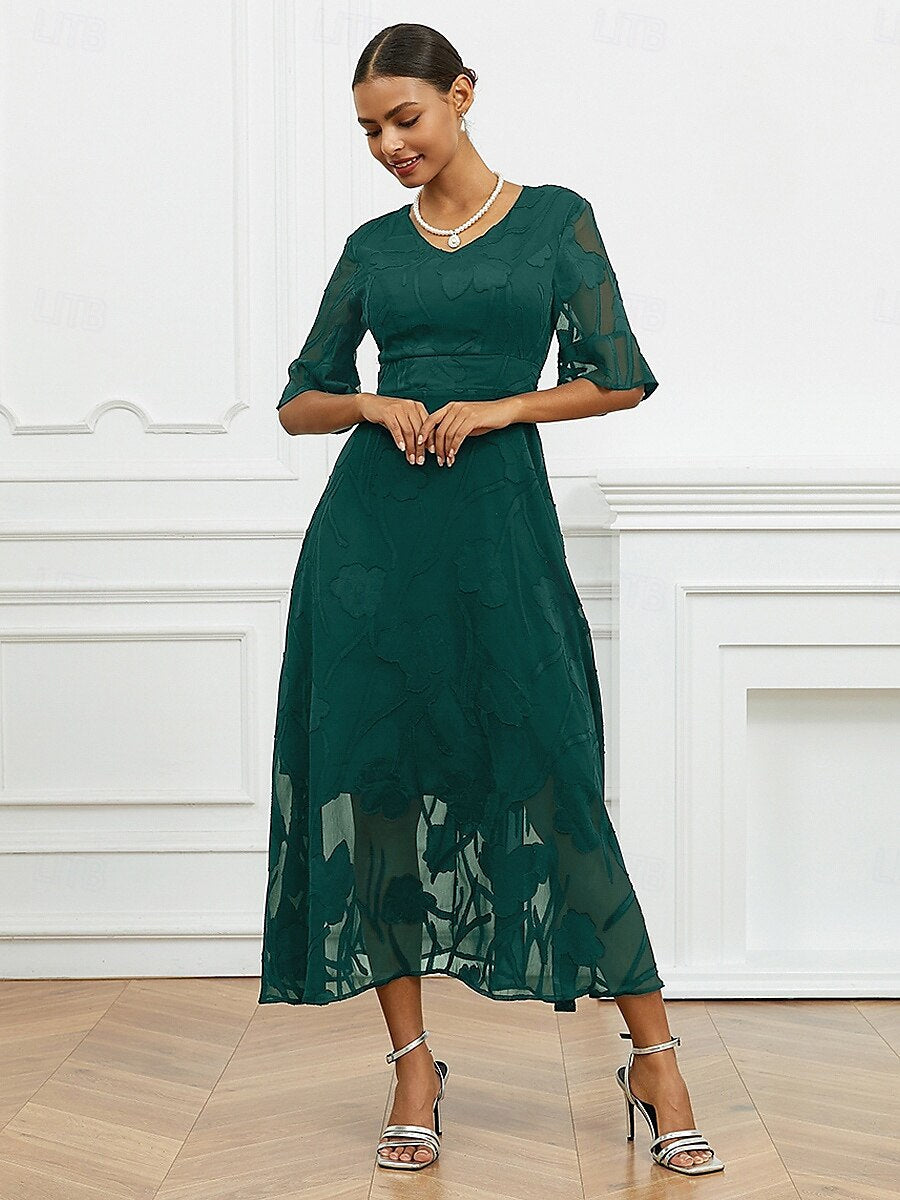 Large Swing Dress Fashionable Elegant Collar Dresses