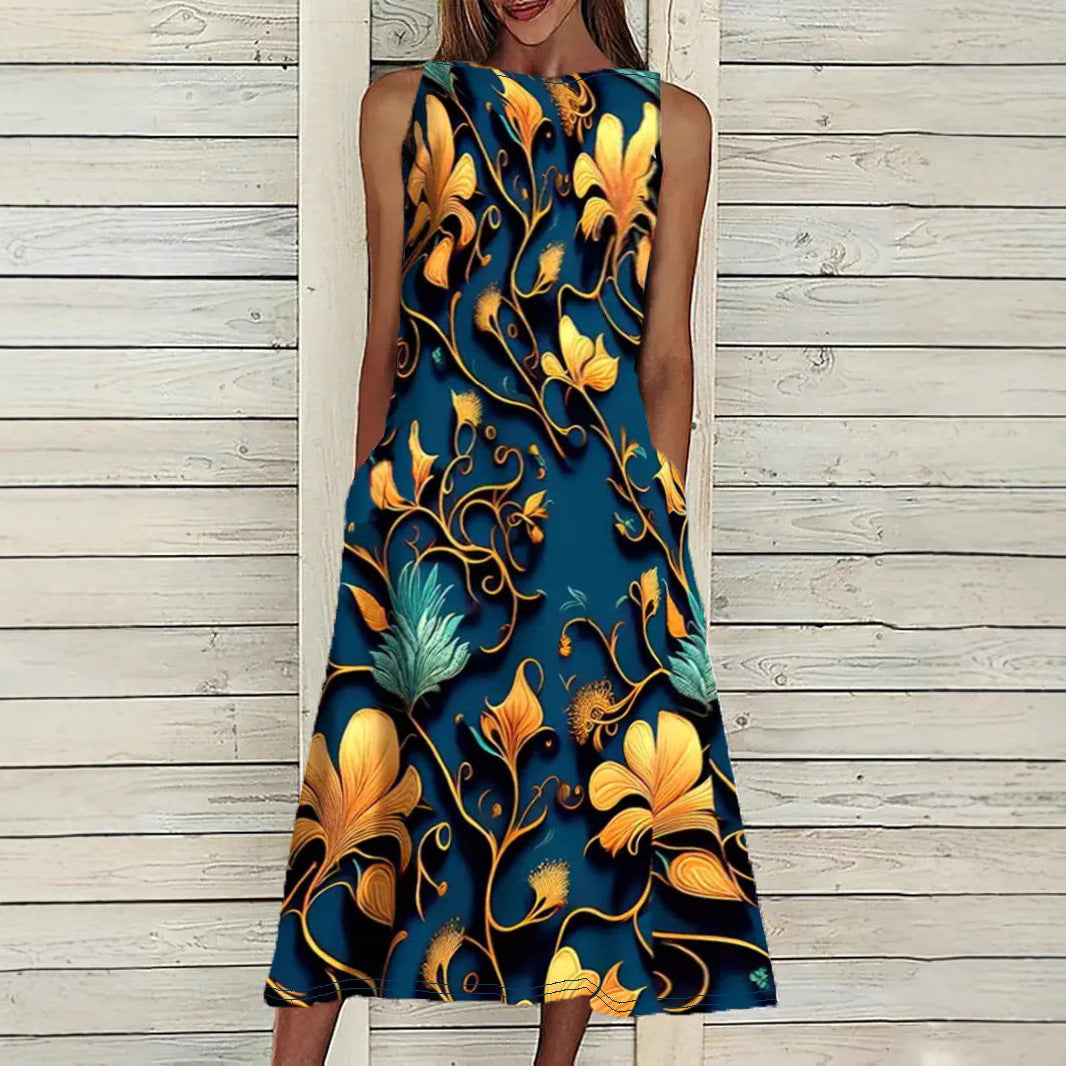 Women's Classy Printed Elegant Fashion Dress Dresses