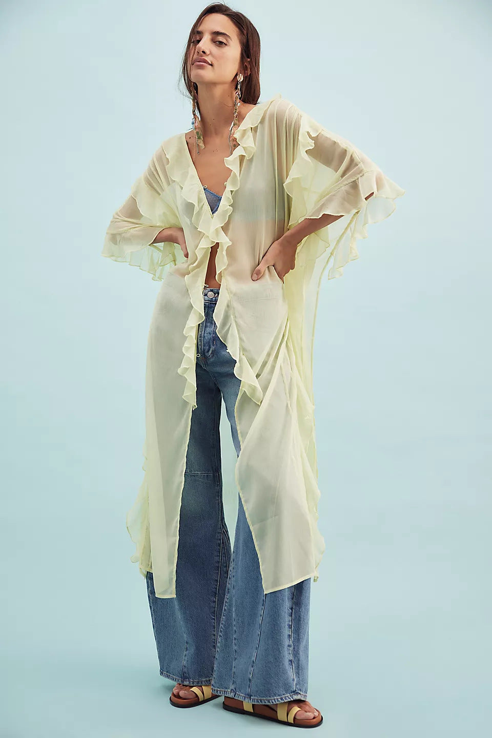 Women's Sweet Peach Summer Vacation Style Irregular Blouses
