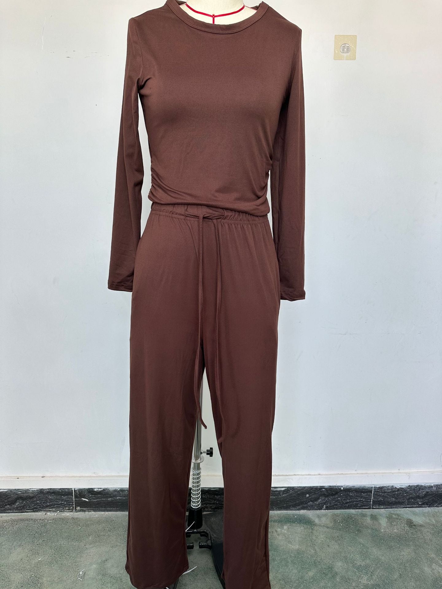 Elegant Women's Long Sleeve Solid Color Suits