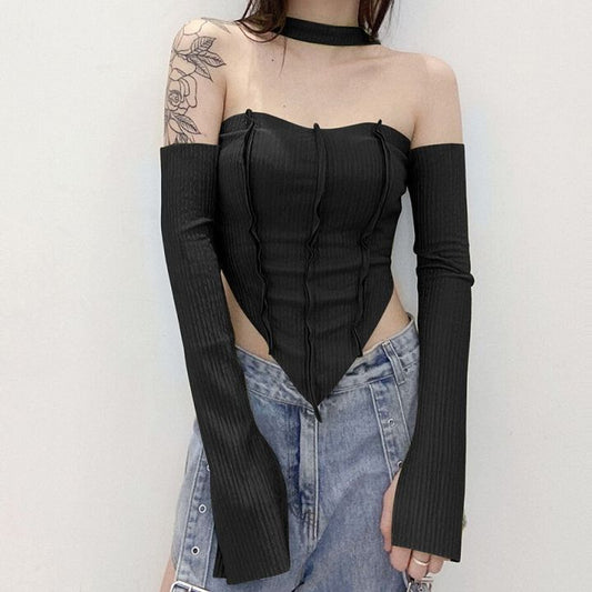 Women's Autumn Solid Color Slim Fit Fashion Irregular Vests