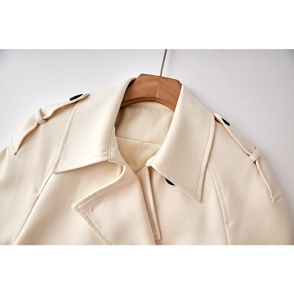 Simple Style South Oil Belt High Coats