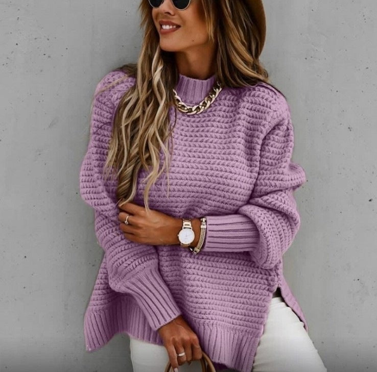 Women's Loose Lazy Style Long Sleeve Pullover Women's Sweater
