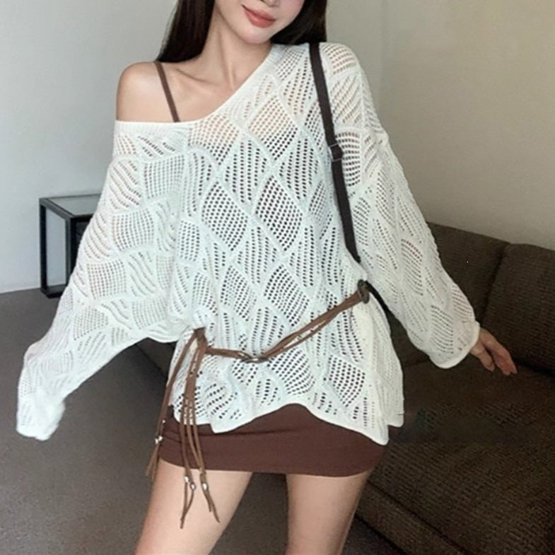 Women's Idle Style Design Loose Sun Protection Sweaters
