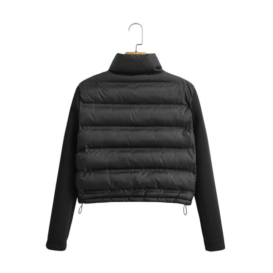 Women's Cool French Fashion Stitching Cotton Coats