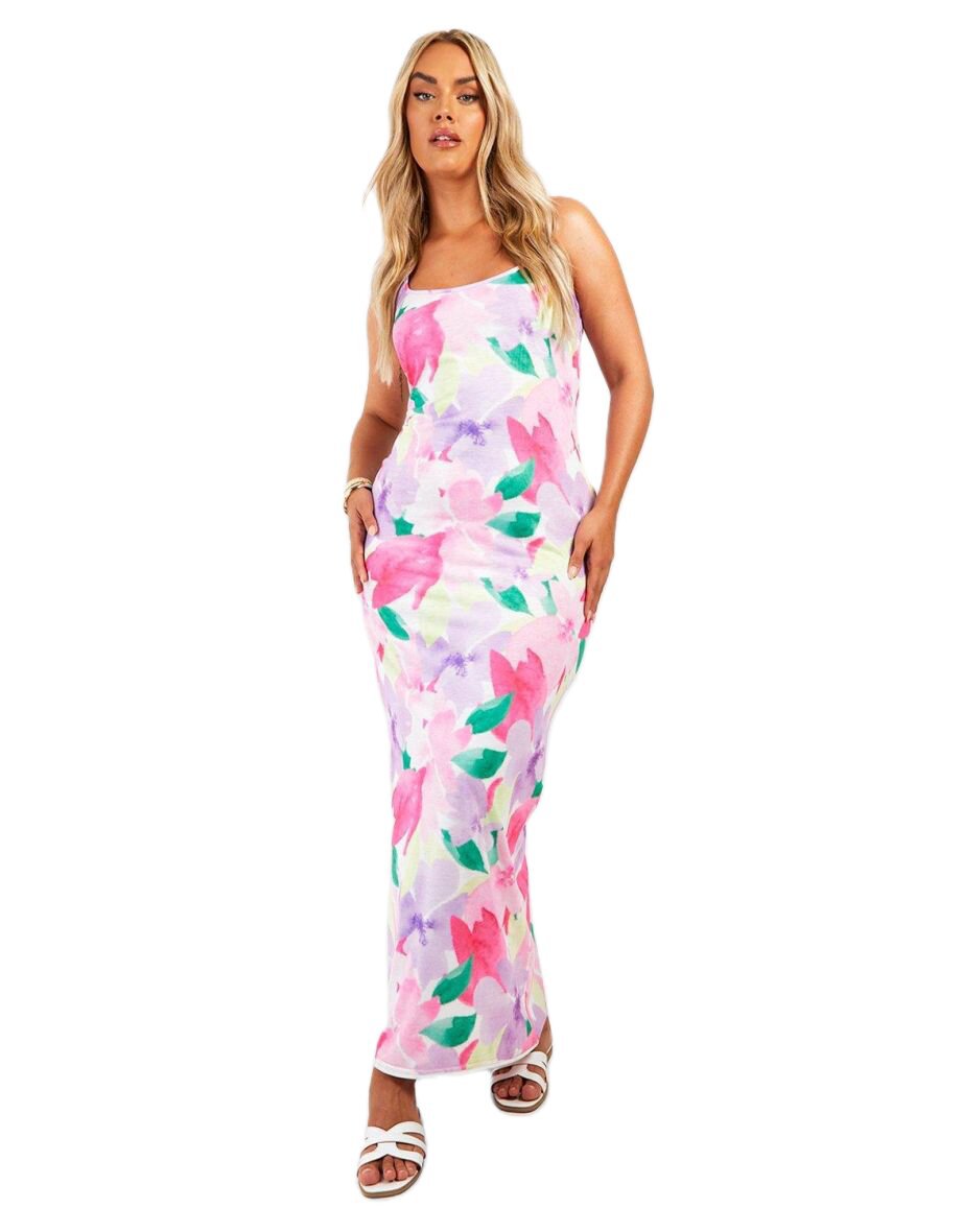 Women's Printing Summer High-grade Suspender French Dress Dresses