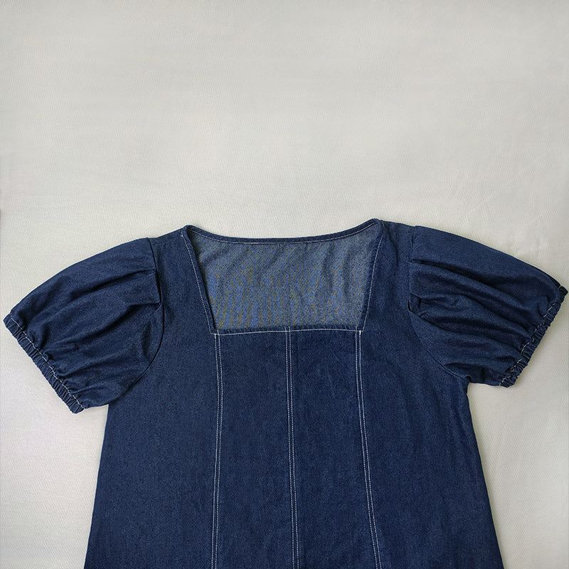 Difficulty Fashion Denim Bandage Tassel Patchwork Skirts