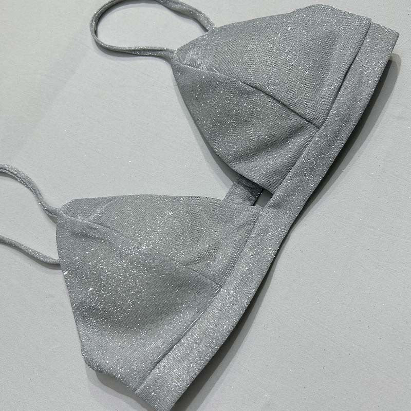 Cool Solid Color Three-piece Female Underwear Fashion Casual Suit