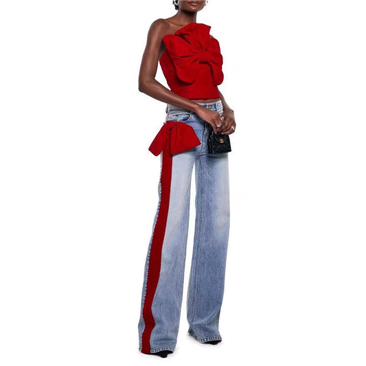 Women's Trendy Luxury Fashion Temperament Slim Fit Jeans