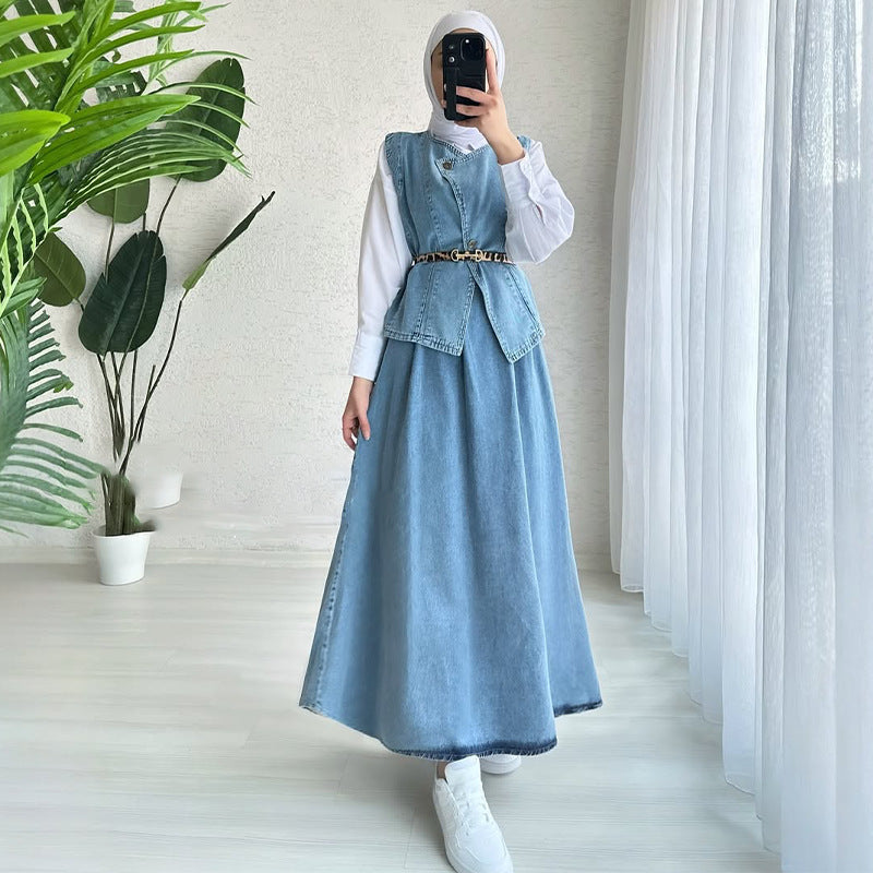 Women's Temperament Leisure Shirt Inner Match Sleeveless Suits