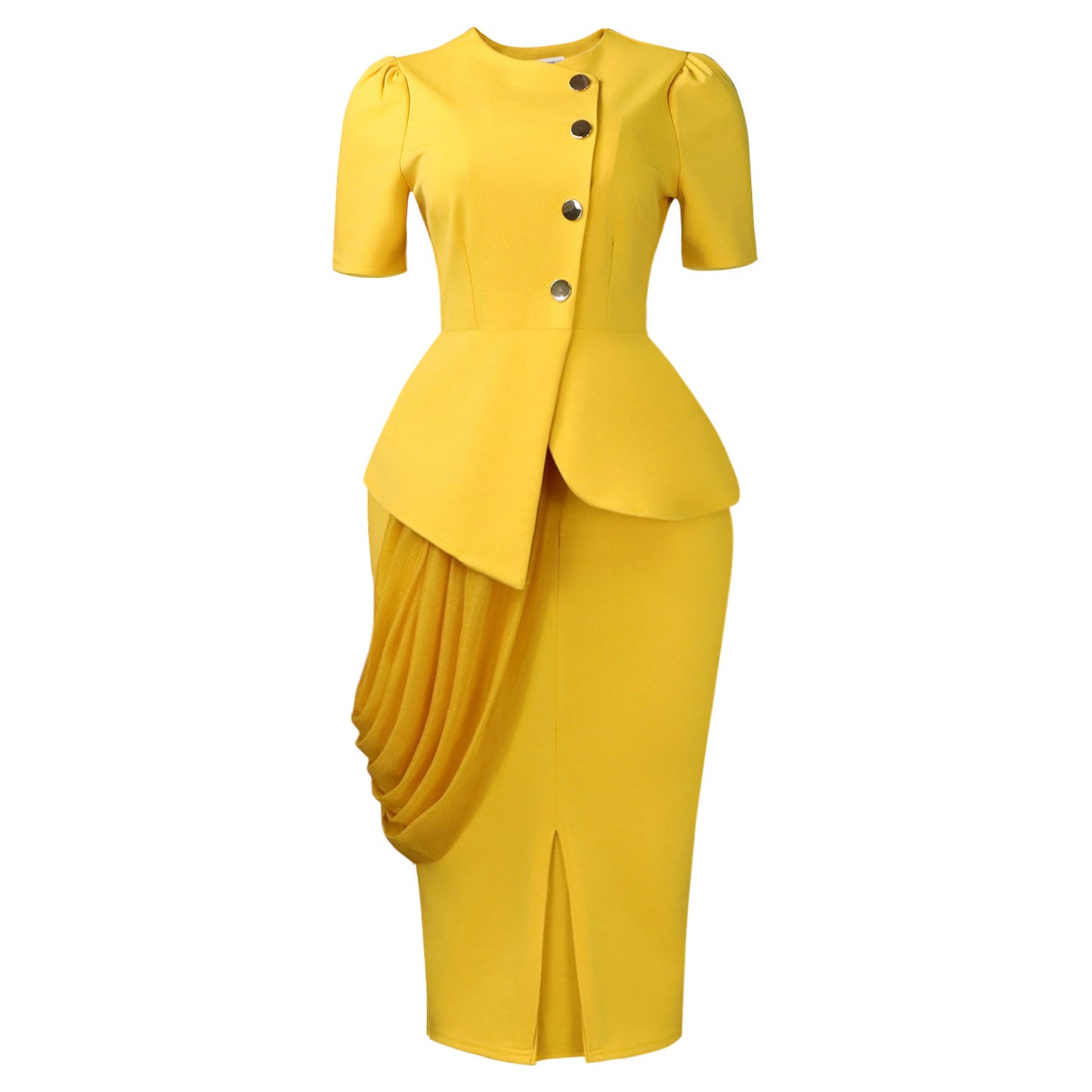 Women's Fashionable Elegant Hip Two-piece African Tops