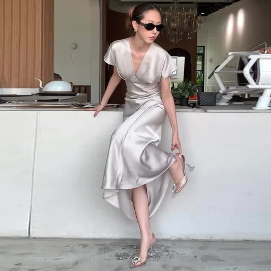 Women's Elegant Fashion Slim Long Dress Dresses
