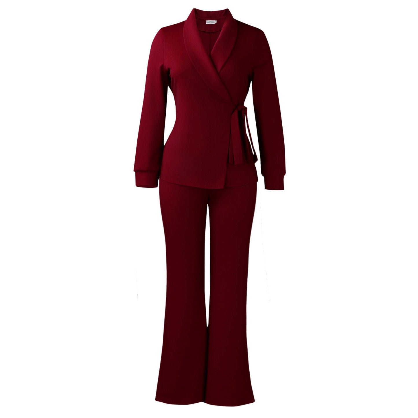 Versatile Women's Temperament Bandage Trousers Two-piece Coats