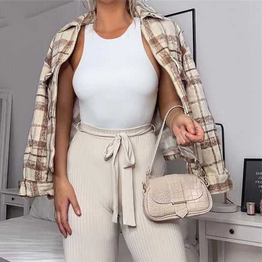 Women's Summer Sexy Strapless Round Neck Solid Color Blouses